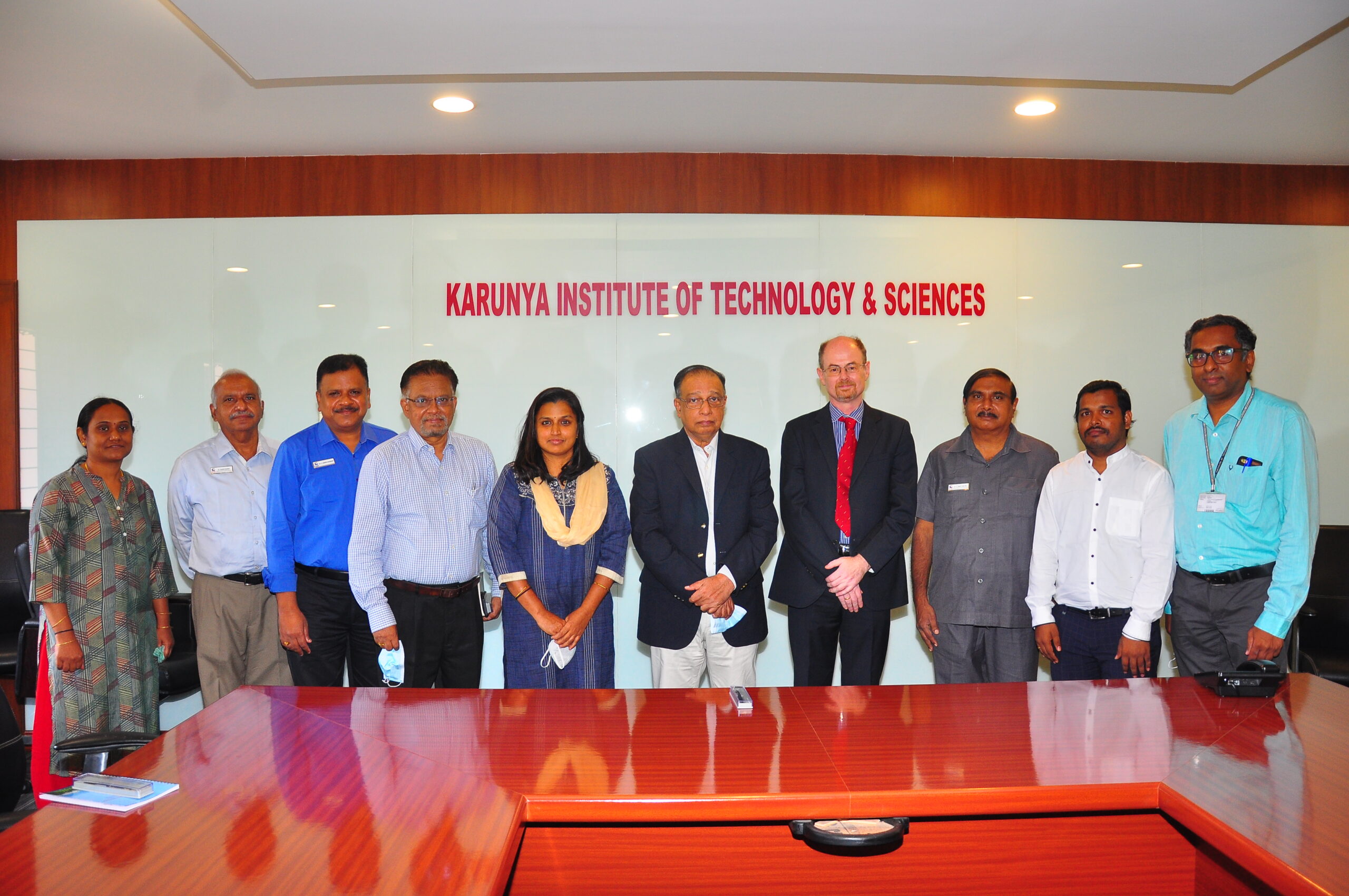Möte med Karunya Institute of Technology and Science in 2022